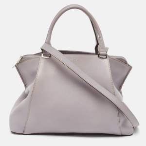 Cartier Mauve Leather Small C de Cartier Satchel