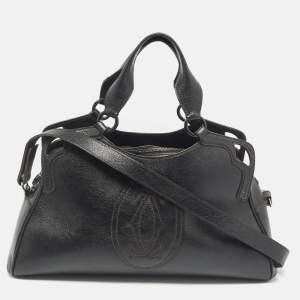 Cartier Black Leather Marcello de Cartier Bag