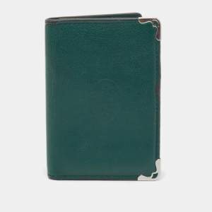 Cartier Green Leather Must de Cartier Card Case