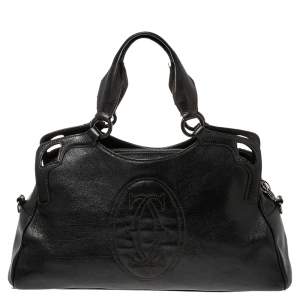 مملوكة مسبقًا Cartier Dark Brown Leather Small Marcello de Cartier Bag