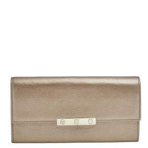 Pre Owned محفظة كونتينينتال كارتييه لوف جلد ذهبي