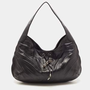 Cartier Black Leather Medium Panthere de Cartier Bag
