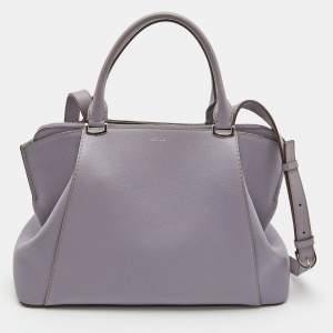 Cartier Lilac Leather C de Cartier Bag