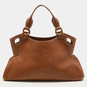 Cartier Brown Leather Small Marcello de Cartier Bag