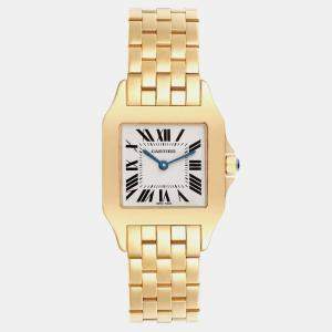 Cartier Santos Demoiselle Midsize Yellow Gold Ladies Watch W25062X9