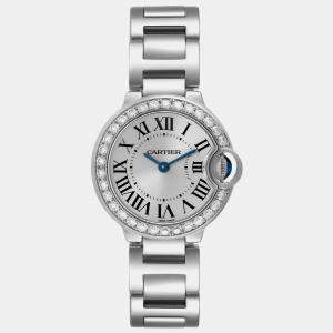 Cartier Ballon Blue Rose Gold Diamond Small Ladies Watch WE9003Z3 29 mm