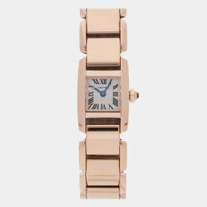Cartier Tankissime W650018H 25 x 16 mm Quartz Women's Wristwatch 16MM