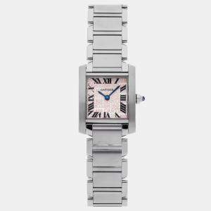 Cartier Tank Francaise 160th Anniversary W51035Q3 Quartz Women's Wristwatch 20MM