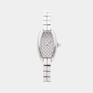 Cartier Lanieres Mini Tonneau WJ2002W3 16 x 25mm Quartz Women's Wristwatch 