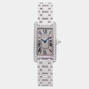 Pre-Owned Cartier Tank Americaine Woman Watch 18 mm