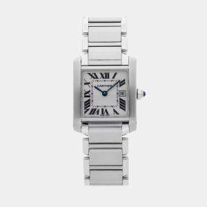Pre-Owned Cartier Tank Francaise Medium Model W51011Q3 25 mm x 29.5 mm