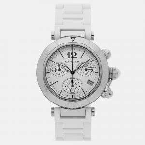 Pre Owned Pre-Owned Cartier Pasha Seatimer Chronograph W3140005 37 mm