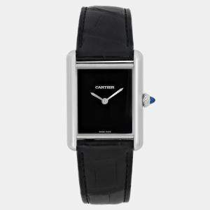 Cartier Tank Must WSTA0072 Quartz Stainless Steel Women's Wristwatch 25.5 mm