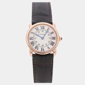 مملوكة مسبقًا ساعة كارتبيه روند لويس كارتبيه W6800151 29 مم مستخدمة