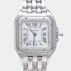مملوكة مسبقًا Cartier Panthere WSPN0006 Quartz Stainless Steel Women's Wristwatch 22 mm