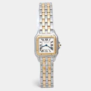 Cartier Panthère de Cartier 18K Yellow Gold & Steel Medium Model Quartz W2PN0007 27 MM X 37 MM Watch
