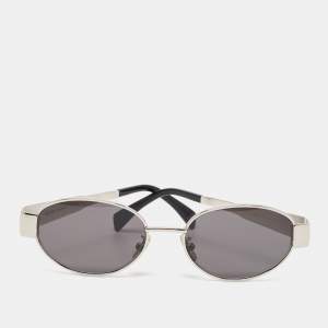 Celine Black/Silver CL40235U Oval Sunglasses