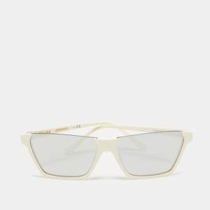 Celine Ivory/Grey Mirrored CL40028I Rectangle Sunglasses
