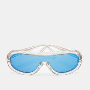 Celine Grey & Blue Mirrored CL40021I Shield Sunglasses