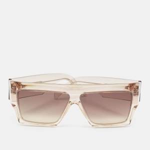 Celine Brown Gradient CL400301Smoke Flat Square Sunglasses