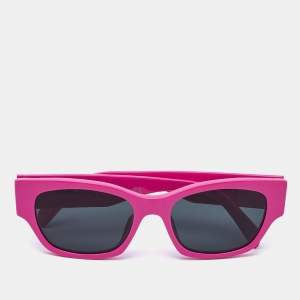 Pre Owned Celine Black Pink CL40197U Square Sunglasses