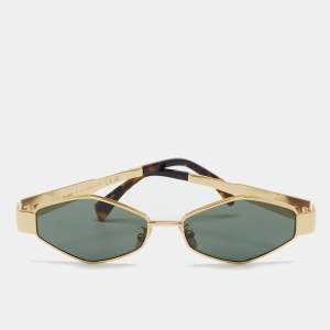 Celine Gold/Black CL40254U Geometric Sunglasses