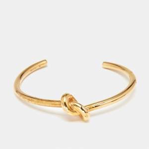 Celine Knot Gold Tone Bracelet M