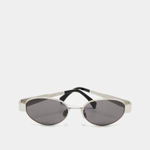 Celine Black/Silver CL0235U Triomphe Oval Sunglasses