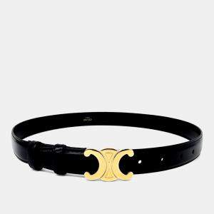 Pre Owned Celine Triumph Leather Belt