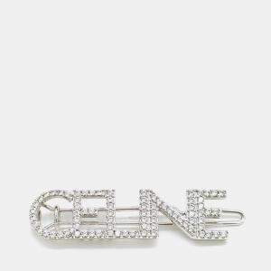 مملوكة مسبقًا Celine Silver Plated Metal hairpin