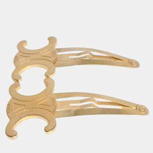 مملوكة مسبقًا Celine Metal Triumph hairpin