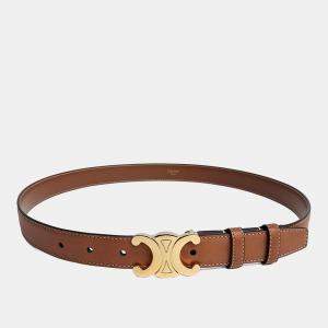 Pre Owned Celine Triumph Leather Belt