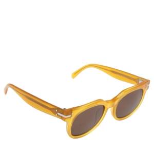 Céline Honey Gold/ Brown CL 41080/S Frida Round Sunglasses