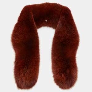 Celine Brown Fox Fur Scarf