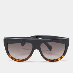 Pre Owned Celine Black/Brown Gradient CL400011 Frame Aviator Sunglasses