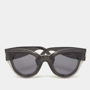 Pre Owned Celine Black Cl41447S Round Tinted Sunglasses