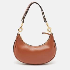 Celine Brown Leather Ava Hobo