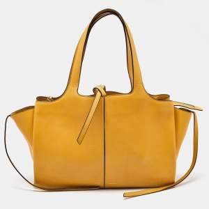 Celine Mustard Leather Trifold Bag