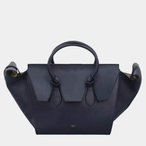 Celine Dark Blue Tie Knot Bag