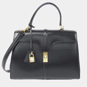 Celine Black Leather 16 Medium Handbag