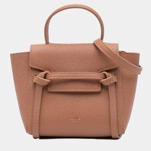 Celine Pink Pico Grained Calfskin Belt Bag