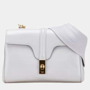 Celine Grey Teen Smooth Calfskin Soft 16 Crossbody
