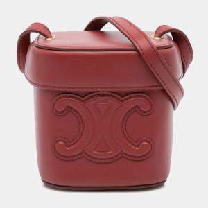Celine Pink Small Calfskin Cuir Triomphe Box Bag