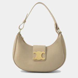 Celine Beige Leather Medium Ava One Shoulder Bag 