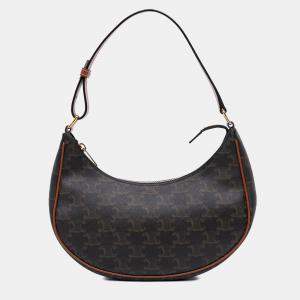 Celine Triomphe Coated Canvas Ava Shoulder Bag