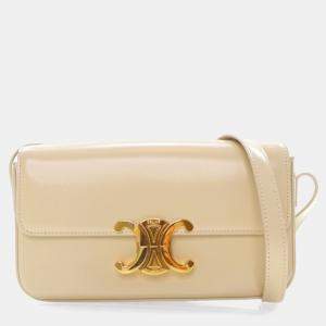 Celine Shiny Calfskin Claude Shoulder Bag