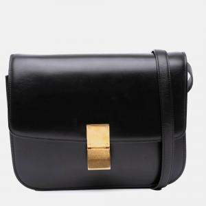 Celine Black Medium Calfskin Classic Box