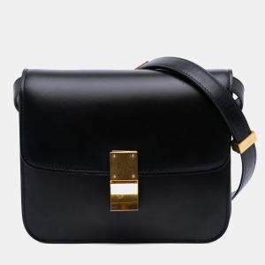 Celine Black Teen Calfskin Classic Box