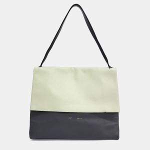 Celine Black White Leather All Soft Bag