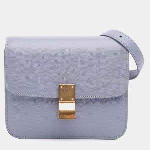 Celine Purple Teen Calfskin Classic Box